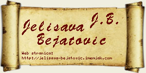 Jelisava Bejatović vizit kartica